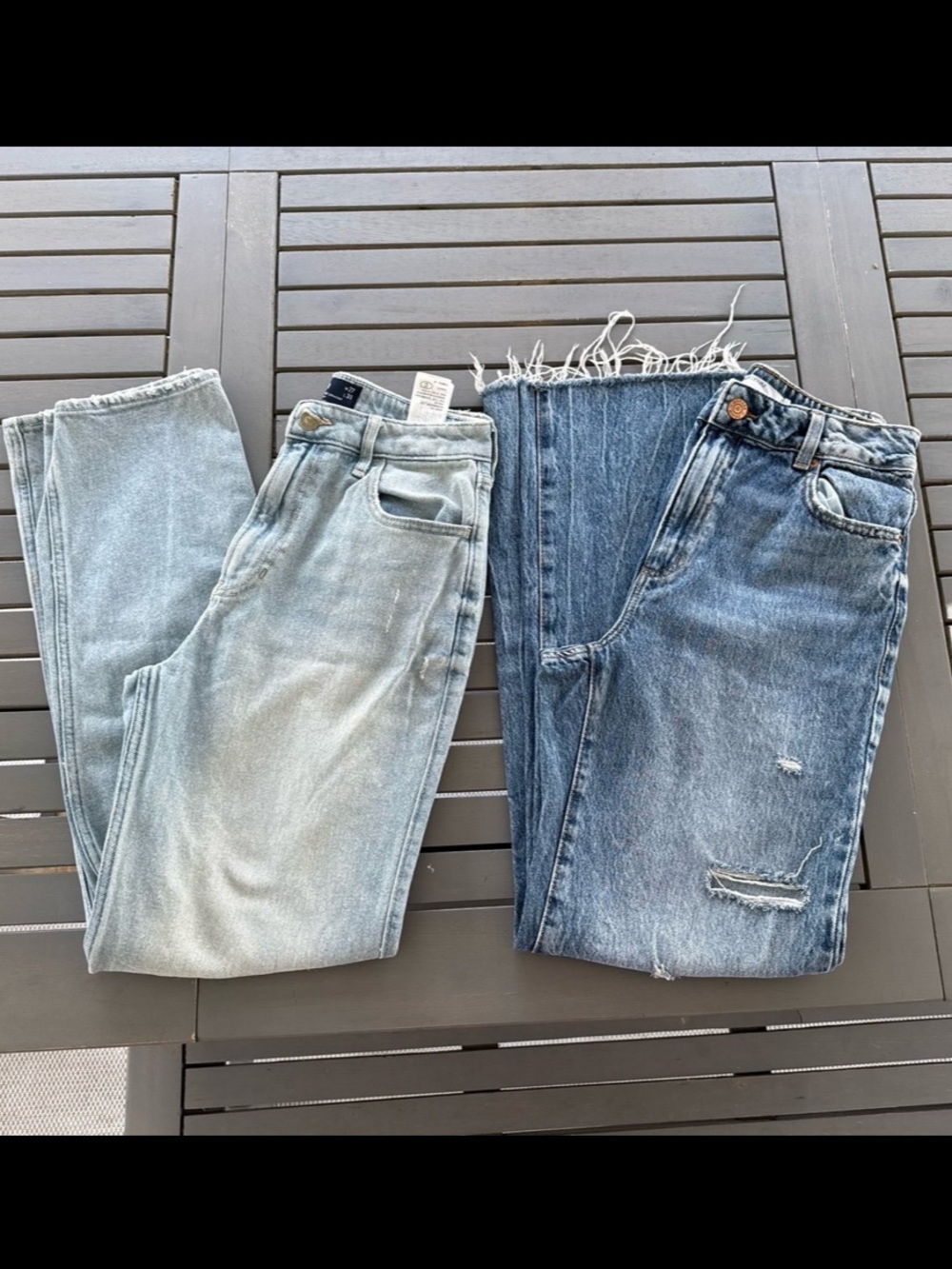 GARAGE & Hollister Straight Jeans Size 5